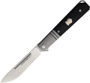 KARB112.jpg Flatline Framelock Black G10