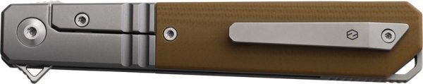 Flatline Framelock Tan G10