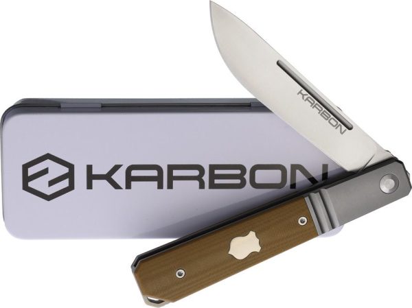 Flatline Framelock Tan G10