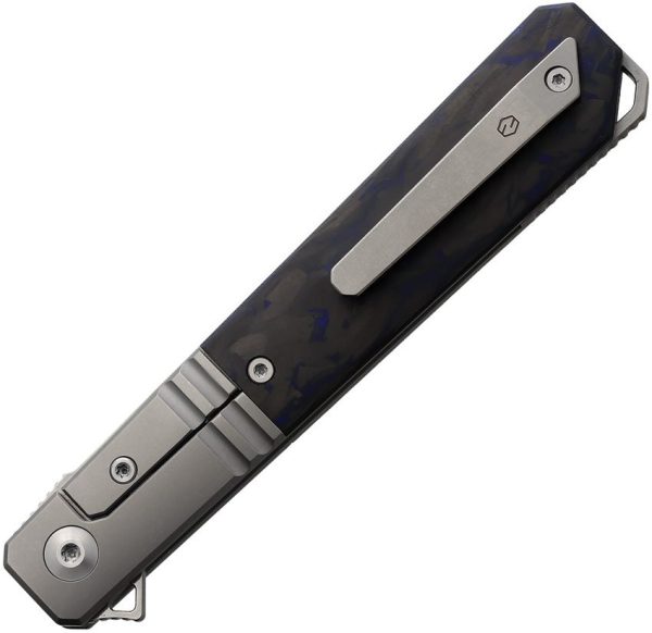 Flatline Framelock Blue CF