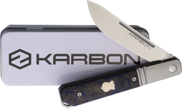Flatline Framelock Blue CF