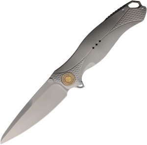 KARB119.jpg Buck Horn Linerlock Gray Al