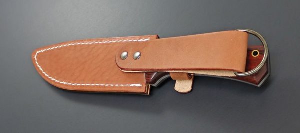 Kanetsune Enyou Tou AUS-8 Hammer Etched Fixed Blade