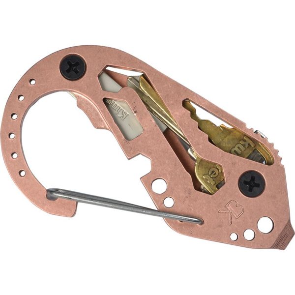 KeyBiner Copper Multi-Tool Carabiner 3.5 inches