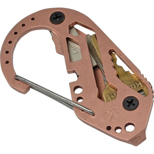 KeyBiner Copper Multi-Tool Carabiner 3.5 inches