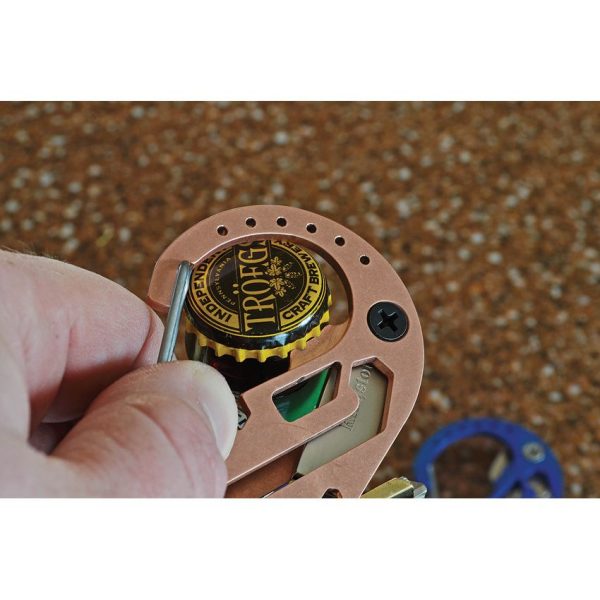KeyBiner Copper Multi-Tool Carabiner 3.5 inches