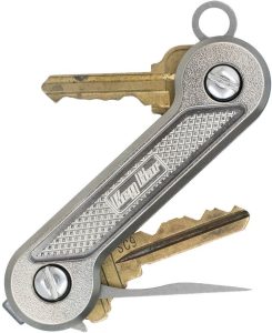 KeyBar Titanium Crosshatch Key Organizer EDC Multi Tool