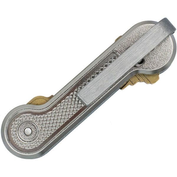 KeyBar Titanium Crosshatch Key Organizer EDC Multi Tool