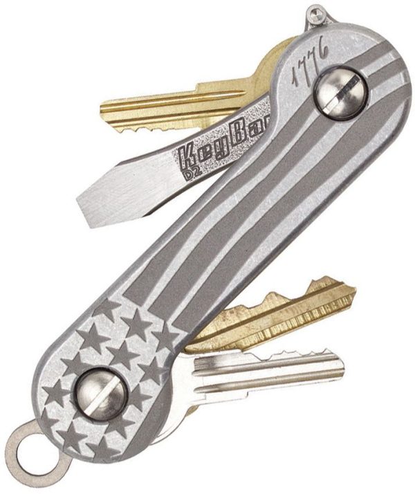 KeyBar Aluminum Freedom Bar - 12-Key Organizer