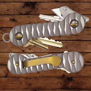 KeyBar Slayer Titanium Key Organizer Pocket Clip USA Made
