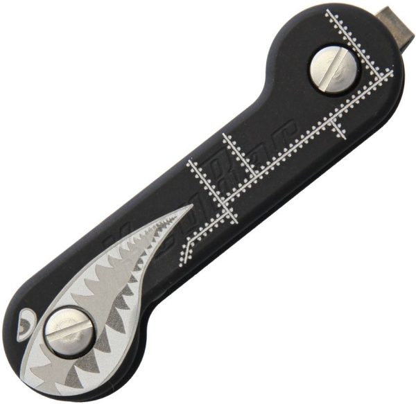 KeyBar Bomber Black Anodized - 12-Key Organizer