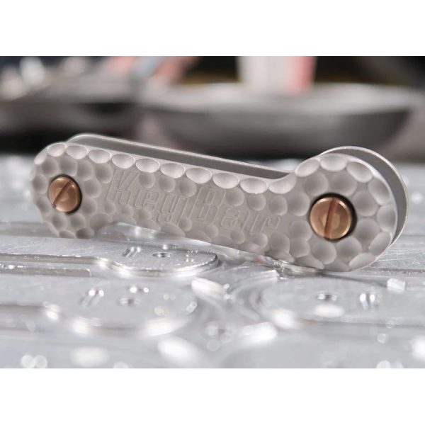KeyBar Cratered Titanium Key Organizer EDC Multi-Tool
