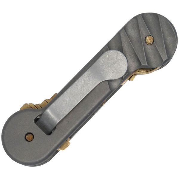 KeyBar Carved Titanium Key Organizer EDC Multi-Tool USA Made