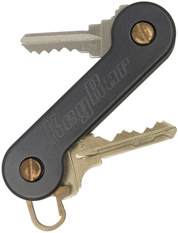 KeyBar Titanium Midnight Gray Key Organizer Clip