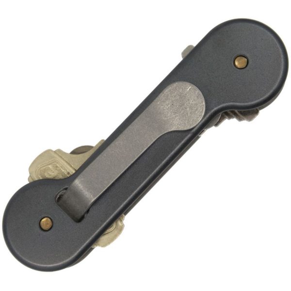 KeyBar Titanium Midnight Gray Key Organizer Clip