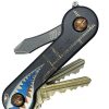KeyBar Ti Stealth Bomber Key Organizer, 3.5" Overall, Midnight Titanium
