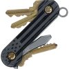 KeyBar Black Gray Flag Aluminum Pocket Clip