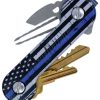 KeyBar Aluminum UV Thin Line Blue Key Organizer