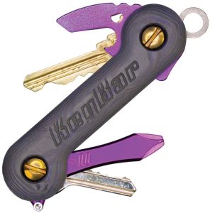 KeyBar Camo Carbon Fiber Purple Key Organizer