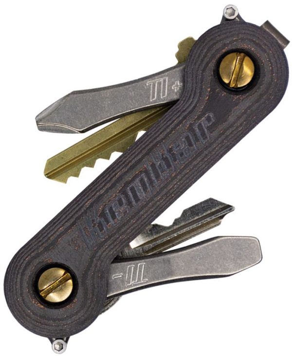 KBR277.jpg KeyBar Camo Carbon Fiber Copper Key Organizer
