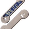 KBR280.jpg KeyBar Ti Mammoth Tooth Blue Titanium Key Organizer
