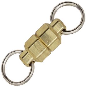 KBR409.jpg KeyBar MagNut Brass - Magnetic Split Ring