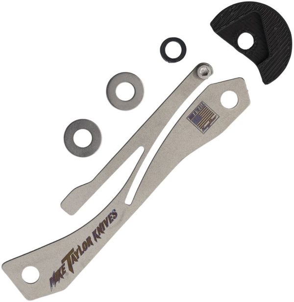 Mike Taylor Knives Blade Insert Tanto Titanium Lock