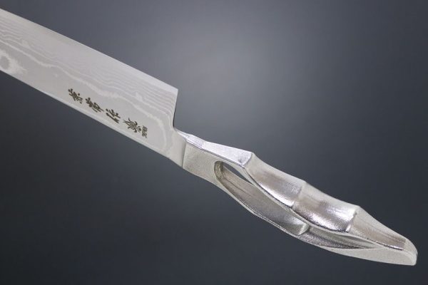Kanetsune Santoku 170mm VG-10 Damascus Stainless Fixed Blade
