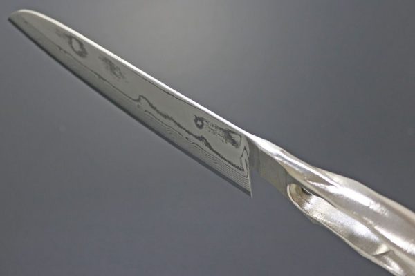 Kanetsune Santoku 170mm VG-10 Damascus Stainless Fixed Blade