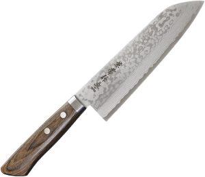 Kanetsune Sairyu Santoku 165mm - Damascus Steel