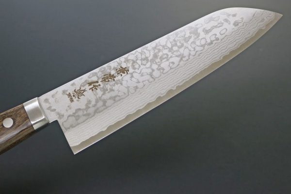Kanetsune Sairyu Santoku 165mm - Damascus Steel