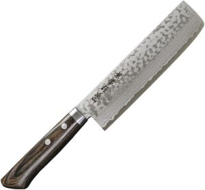 Kanetsune Sairyu Usubagata 165mm - Damascus Blade