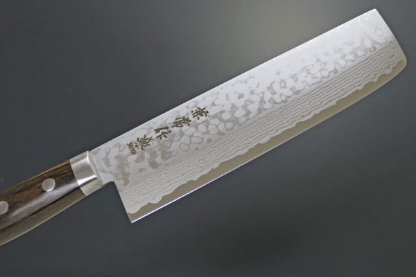 Kanetsune Sairyu Usubagata 165mm - Damascus Blade