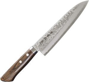 Kanetsune Sairyu Kengata 180mm - Damascus Chef's