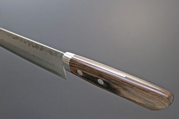 Kanetsune Sairyu Kengata 180mm - Damascus Chef's