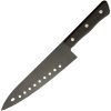 Kanetsume Gyutou Serrated 8" Black Stainless Fixed Blade Knife