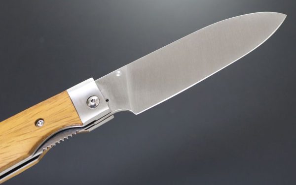 Kanetsune Gaku Style Linerlock Folding Knife 440 Stainless Rosewood