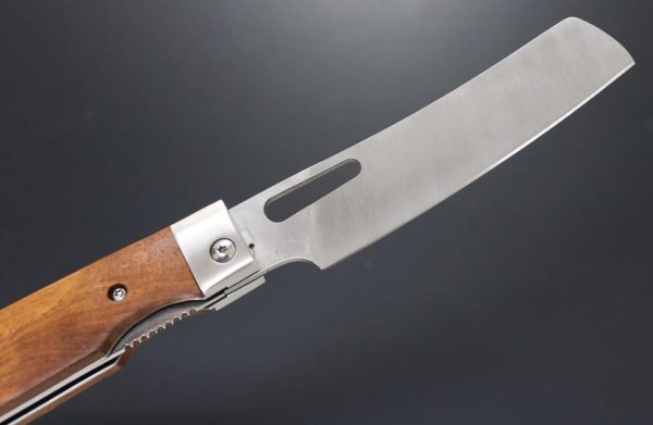 Kanetsube Usuba Linerlock Folding Knife 440 Stainless Rosewood