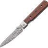 Kanetsune Petty Linerlock Damascus Folding Knife Rosewood