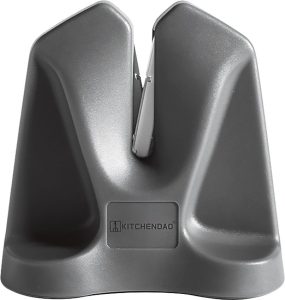 KitchenDAO V Sharpener - Adjustable Angle Gray