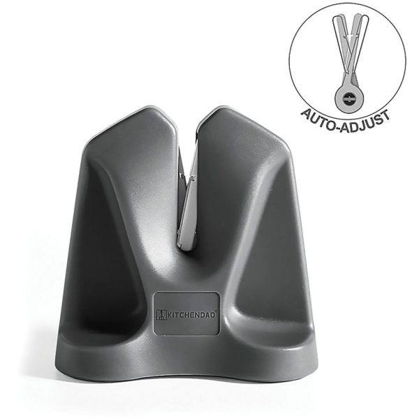 KitchenDAO V Sharpener - Adjustable Angle Gray