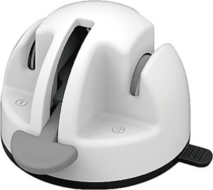 KitchenDAO Mini Knife Sharpener - Dual Wheel White