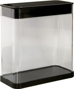 KitchenDAO Rectangular Knife Block - Clear Plastic 9.25in