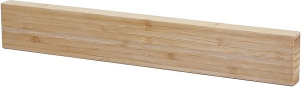 KitchenDAO Bamboo Magnetic Knife Rack - 17in