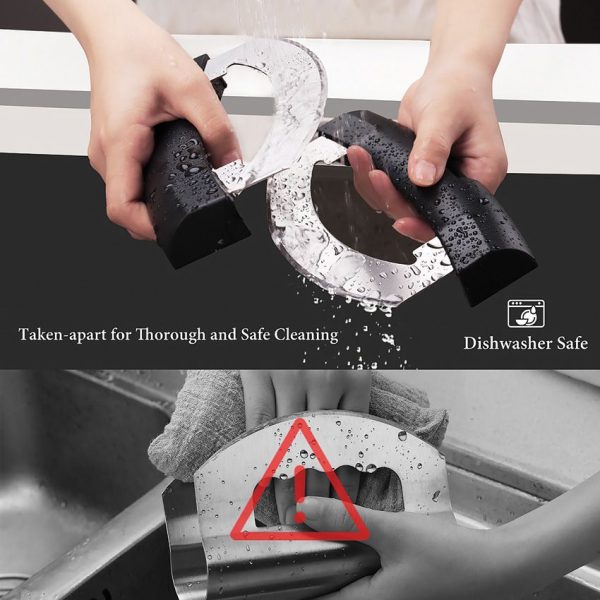 KitchenDAO Dual Blade Mezzaluna Chopper - 5.5in