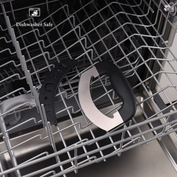 KitchenDAO Mezzaluna Chopper - 6.1in Stainless