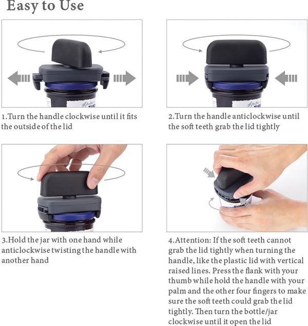 KitchenDAO Jar Opener - Soft Touch GRN Handle