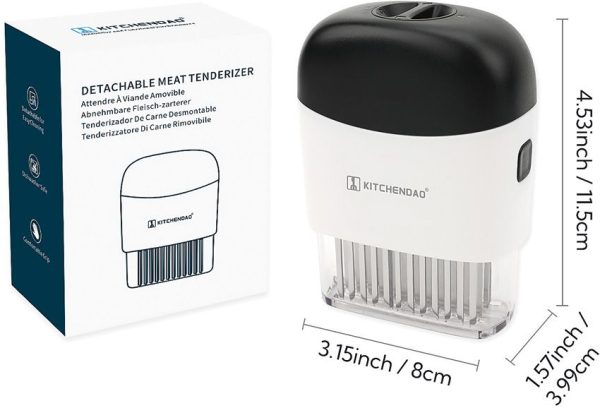 KitchenDAO Meat Tenderizer - 48 Blade Safety Lock