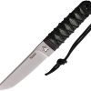Kensei Japanese Tanto Fixed Blade - Leather Handle