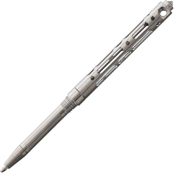 Ketuo Compact Hollow Out Pen Silver Titanium